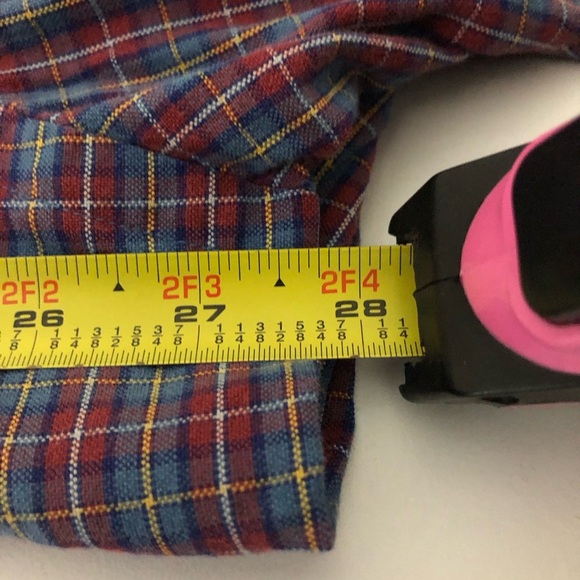 Ralph Lauren 100% Cotton 2XB Men's Red And Blue Check Plaid Button Down Shirt - Picture 7 of 7